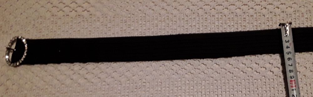 Cintos pretos em tecido