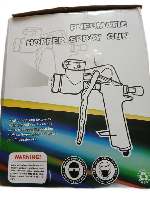 Pistolet natryskowy do tynków z górnym zbiornikiem 5L