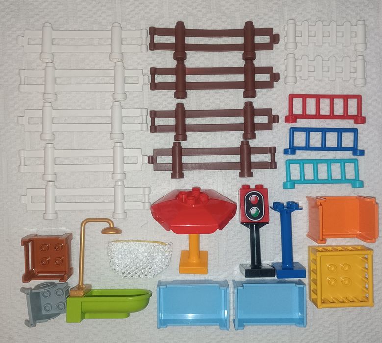 Конструктор детали кубики пластины Лего дупло оригинал