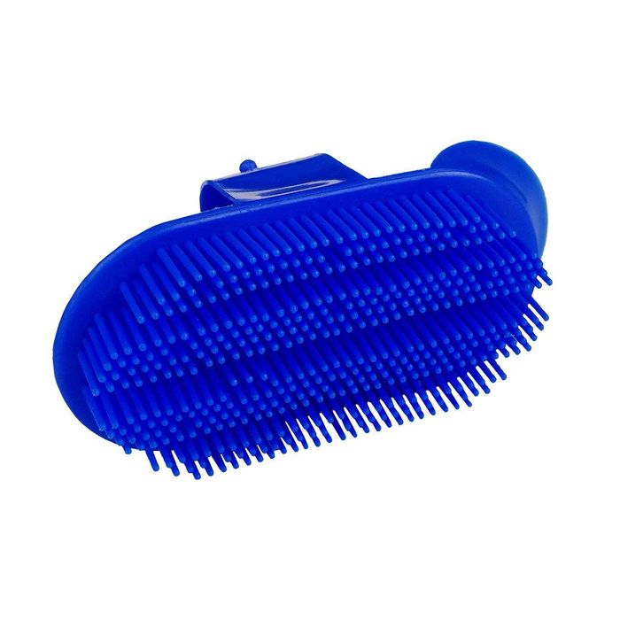 Zestaw plecak szczotki dla konia niebieski Junior