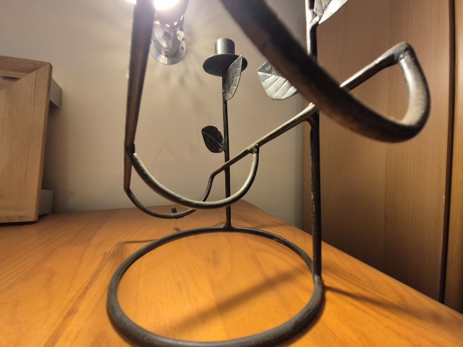 Suporte de velas e de garrafa