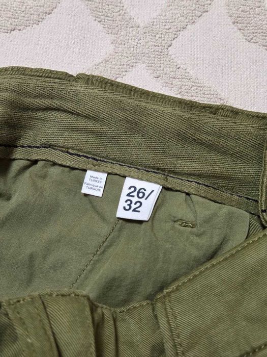 Штани Knowledge Cotton Apparel | Хакі | Котон | XXS | Нові