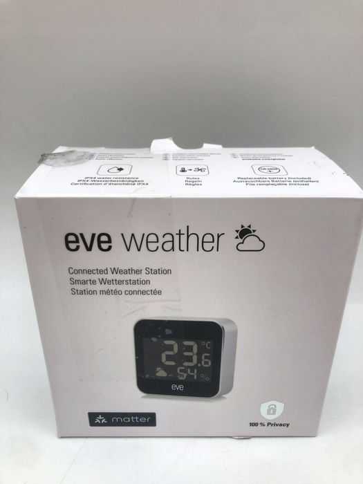 Eve Weather - Inteligentna Stacja Pogody IPX4 Temp Wilgotność Trend