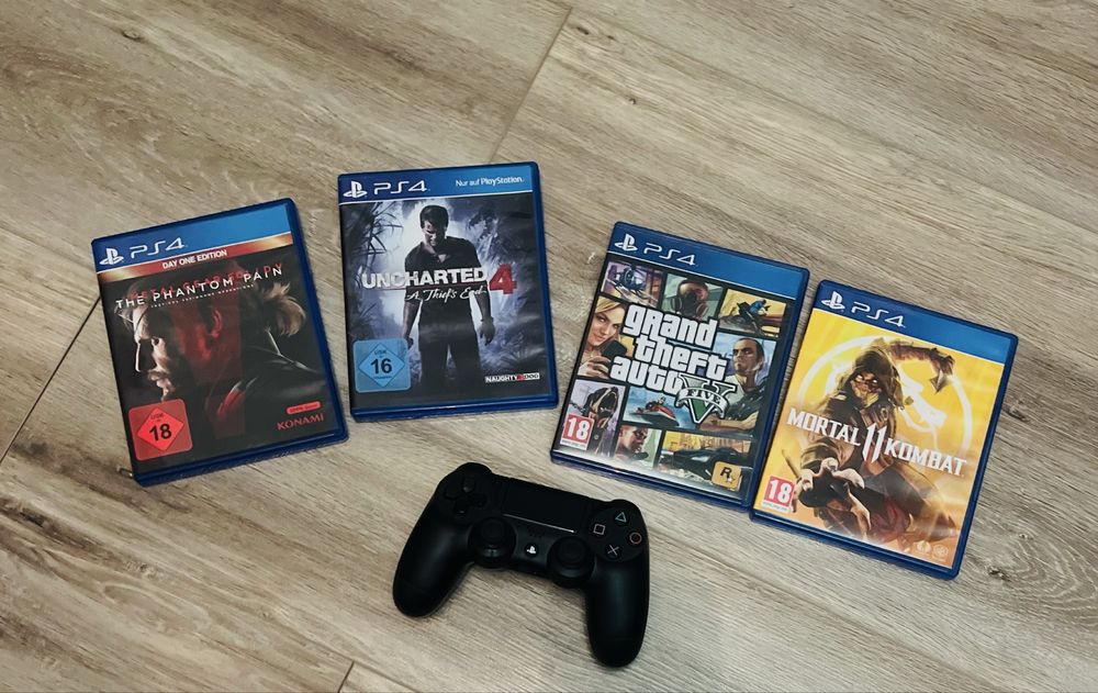 Диски для ps4/ps5(gta5,mgs5,mk11,uncarted4)