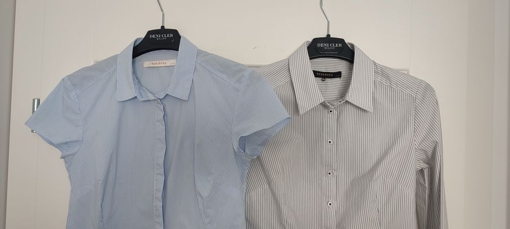 Reserved koszula damska 34 paseczki bialo-czarne