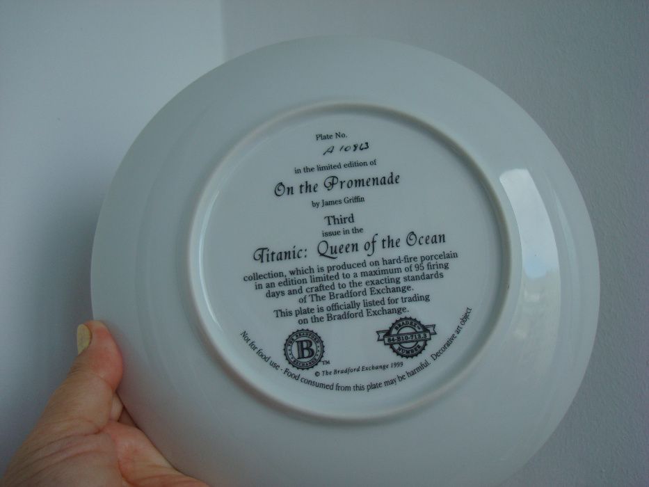 тарілки Титанік 3 шт ліміт вип нові 1998-99 20,5см Великобританія