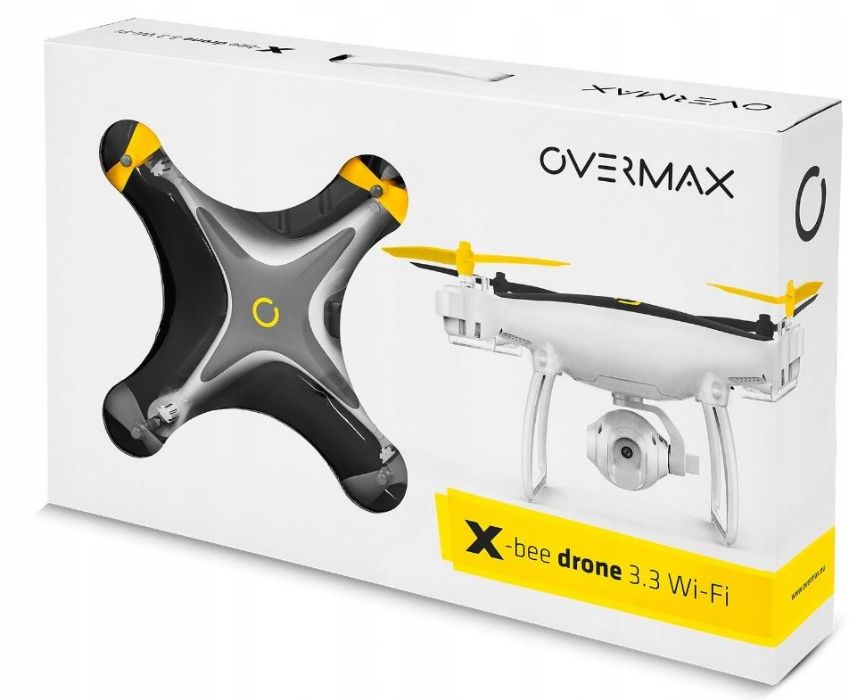 Duży Dron OVERMAX X Bee Drone 3.3 WiFi Kamera FPV Quadrocopter Pilot