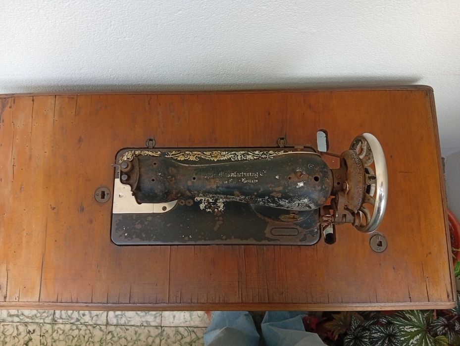 Máquina de costura vintage