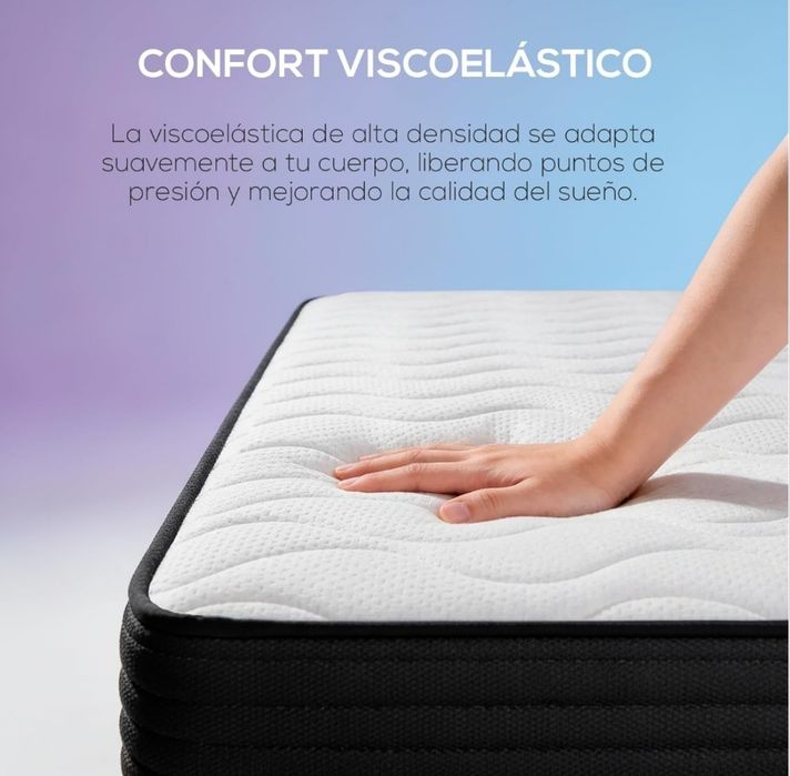 Colchão solteiro Viscoelástico