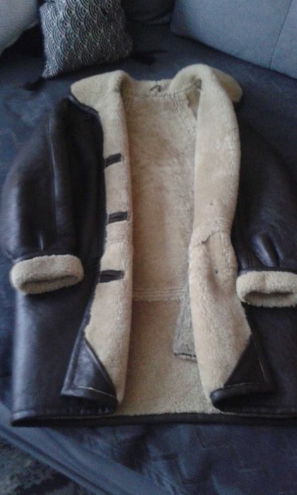 kurtka kożuch skóra roz 44