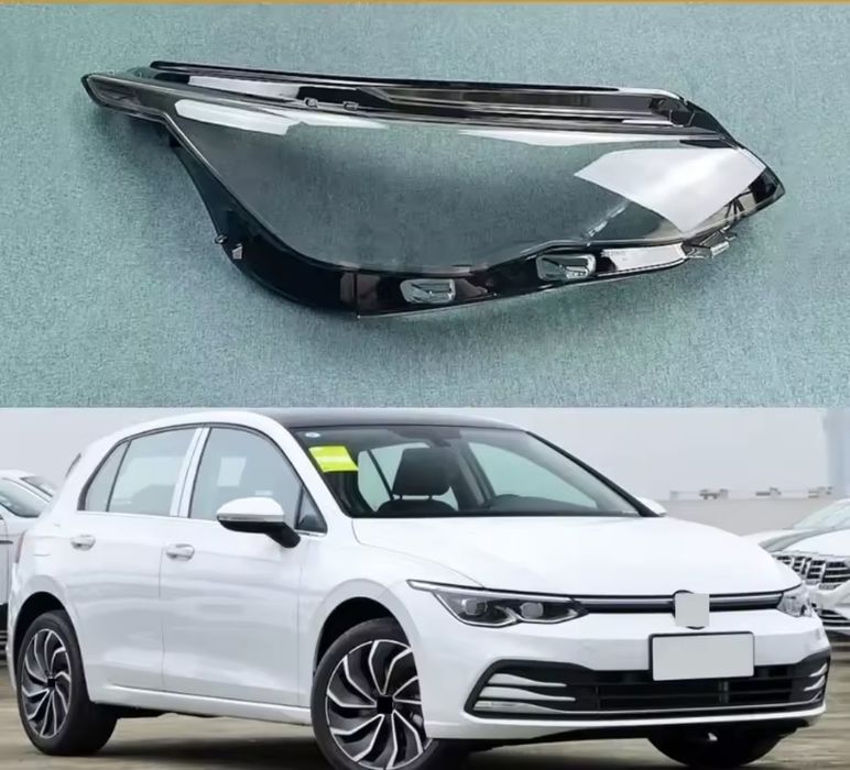 Vidro capa lente farol ótica VW golf 8 mk8 R line GTI GTE
