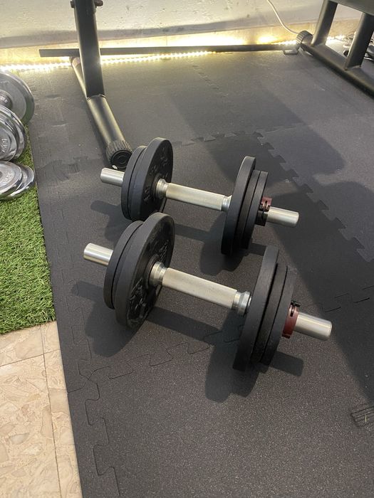 Conjunto de 2 halteres 10kg decathlon