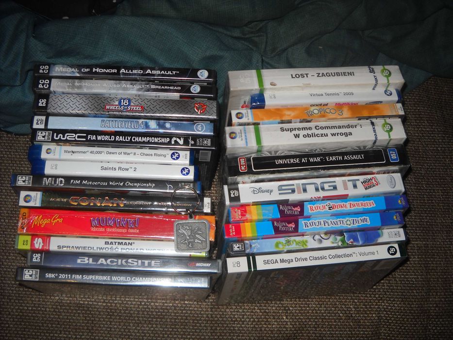 Pak gier PC - Nowe i Używane Gratis Brelok Wiedźmin