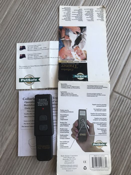 Pet Safe ultrasonic pet trainer (treino canino)