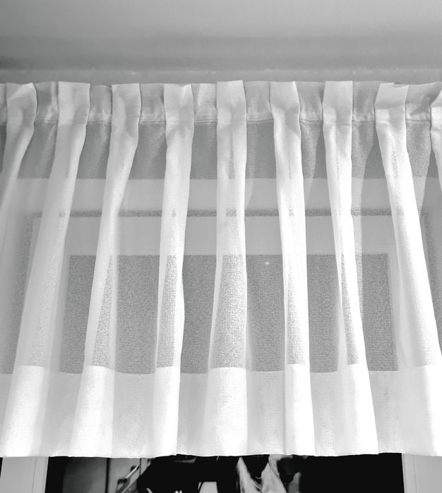 Firana  z szeroką kantą - szyta na wymiar