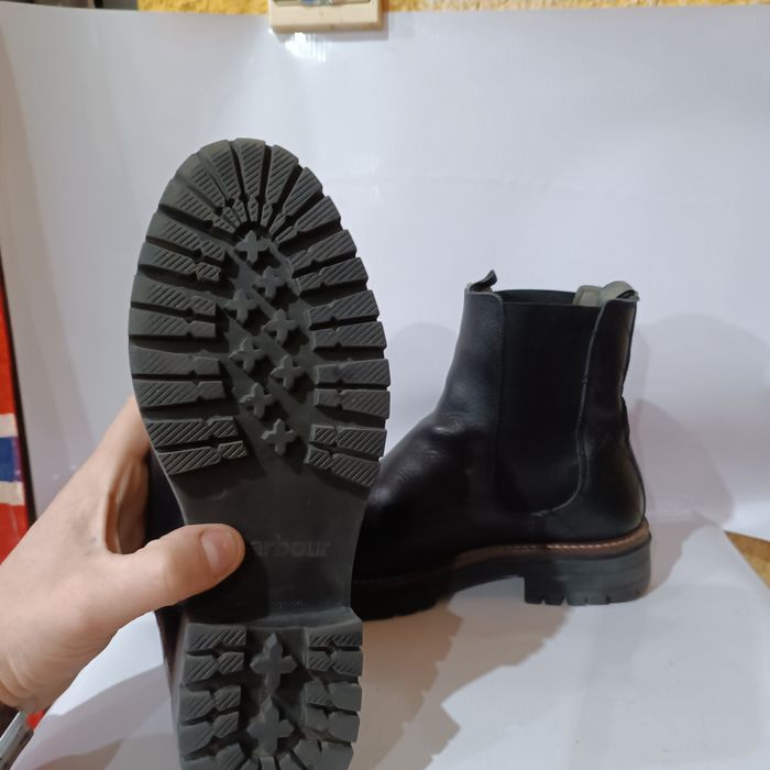 Skórzane Sztyblety Barbour roz,39 elegancja szyk buty