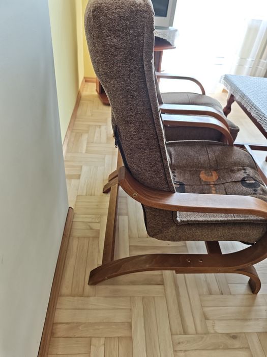 Komplet wypoczynkowy kanapa wersalka dwa fotele