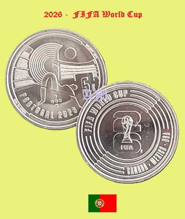 Portugal 5€ Moeda  FIFA World Cup