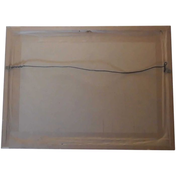 1980s-90s "Noha's Ark" | Cromolitografia infanto-juvenil emoldurada