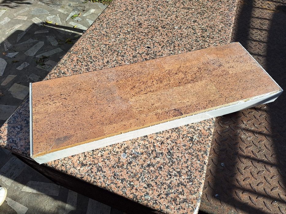 Piso flutuante em cortiça