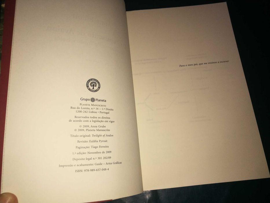 O Crepúsculo de Avalon - ELLIOT, ANNA