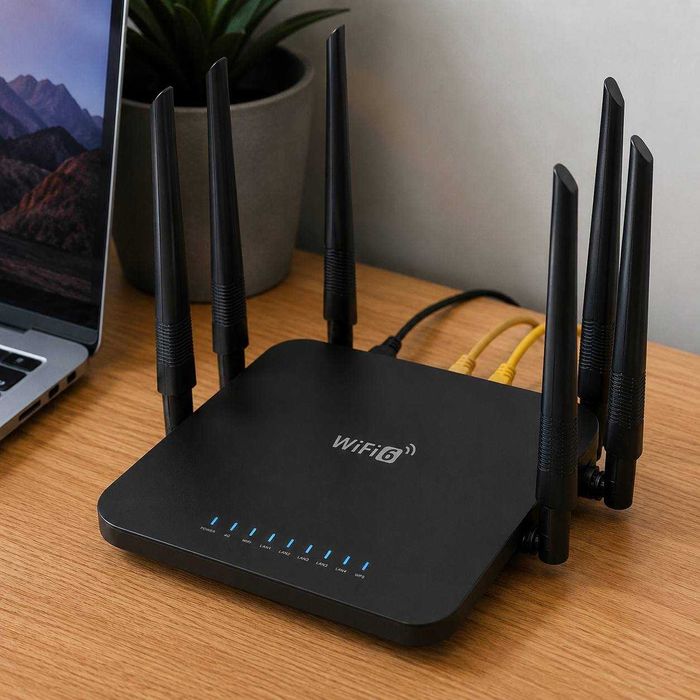 Wi-Fi роутер Pix-Link LV-WR50Q 300 Мбіт/с маршрутизатор на 6 антен бездротовий мережевий інтернет