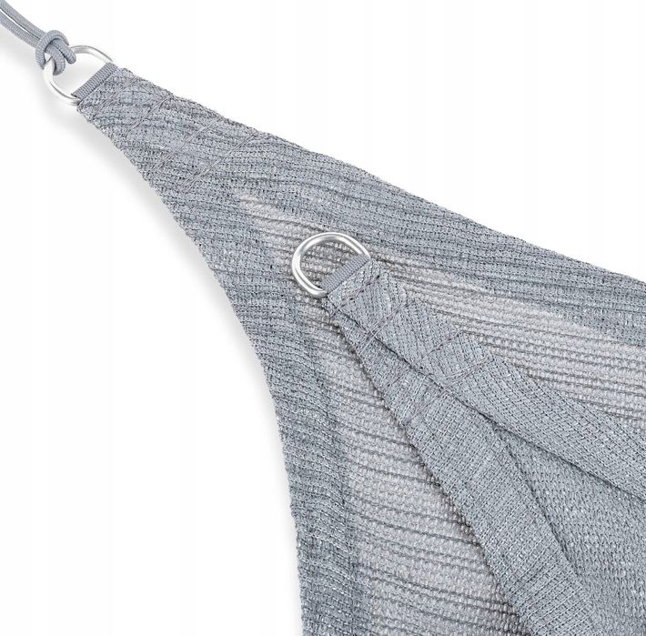 Żagiel ogrodowy 300 x 300 cm tkanina Przeciwsłoneczny RelaxDays Szary