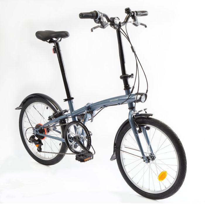 Bicicleta Dobrável Fold 120 Cinzento