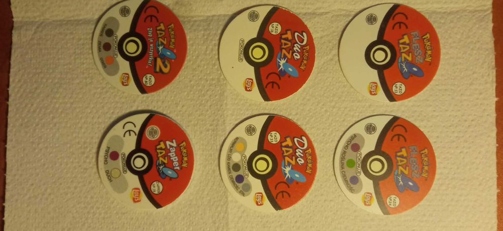 POKEMON TAZO seria 1,duo, 2001r
