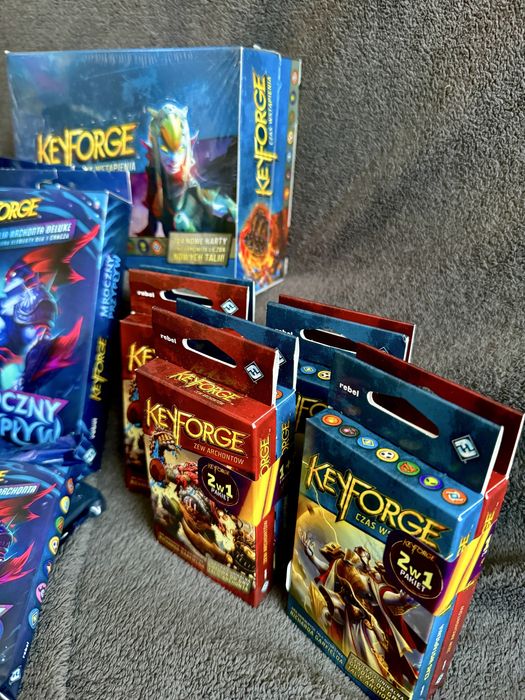 KeyForge zestaw talii fabrycznie nowych, warte ponad 2000zl!