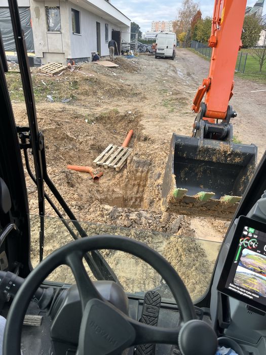 Usługi koparką, wykopy, utwardzanie terenu, kruszywa, transport