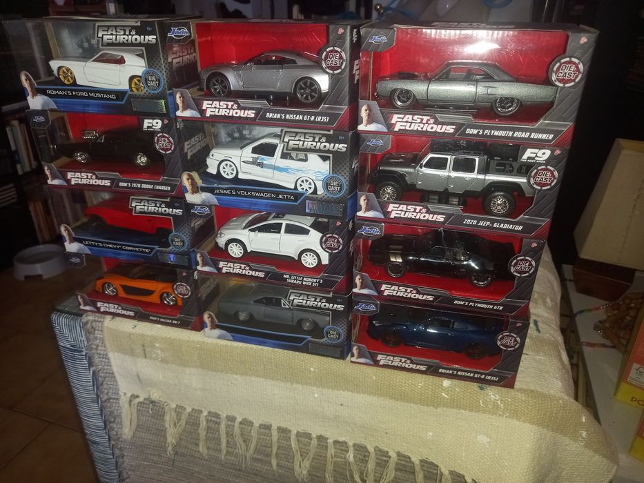 Miniaturas Fast and Furious