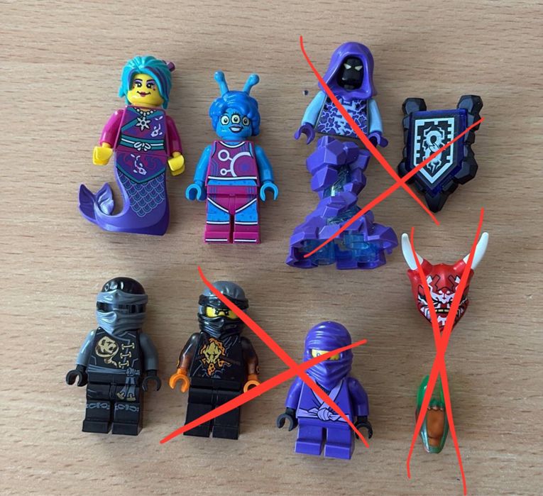 Lego ninjago minifigures