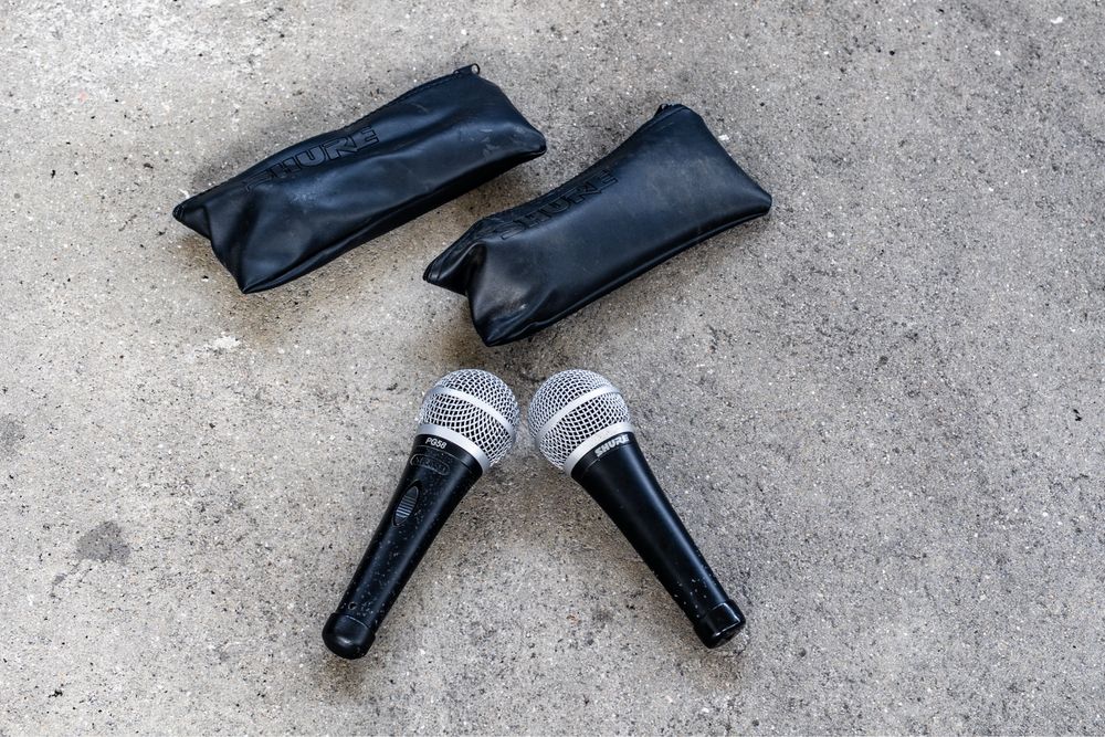 Microfones Shure PG58 – Dinâmicos