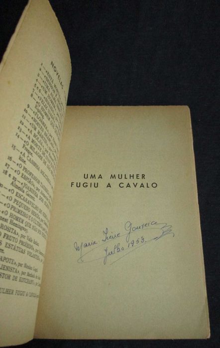 Livro Uma mulher fugiu a cavalo D. H. Lawrence
