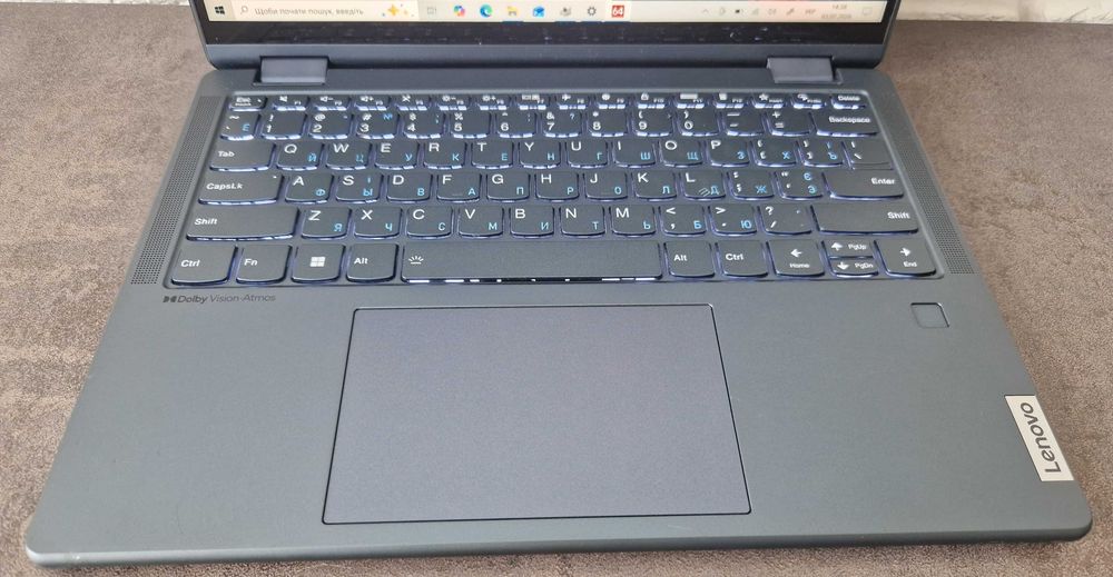 Ноутбук Lenovo Yoga 6  / Ryzen 5 7530U /8 озу/256 ссд/Трансформер