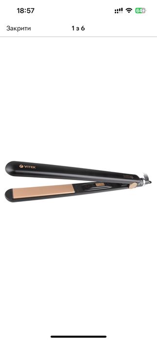 Випрямляч для волосся (щипці для волосся) vitek