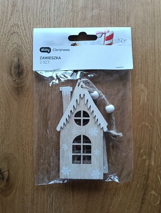Zawieszki świąteczne domki