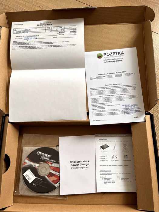 Графічний планшет Waltop Mars