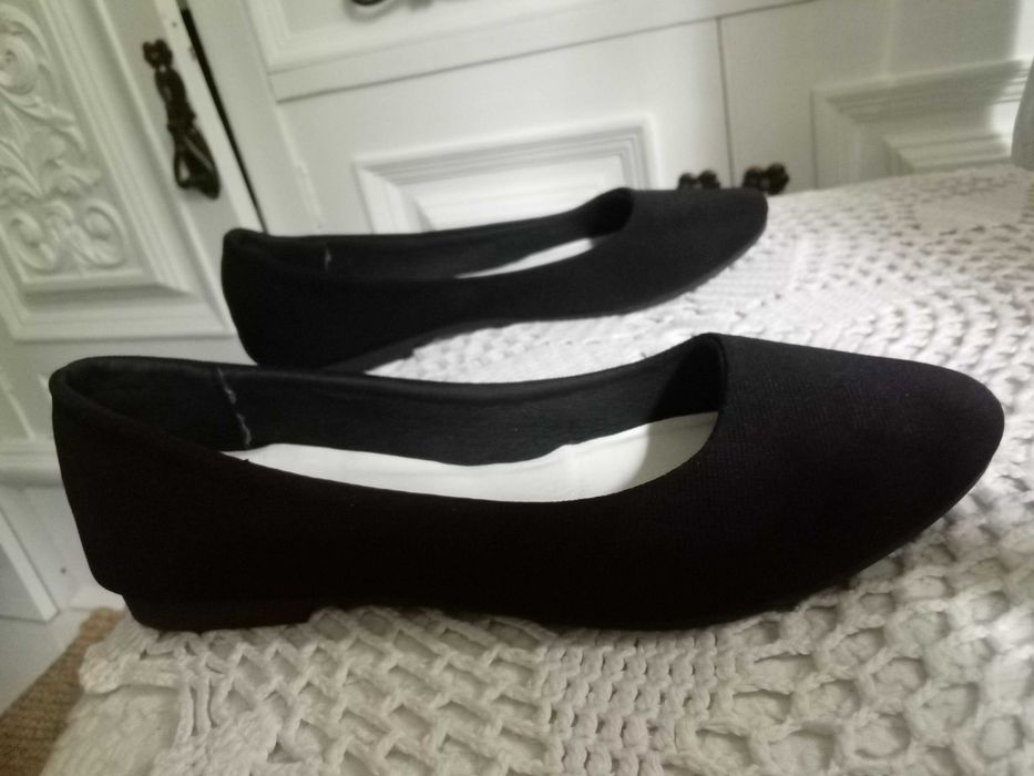 Caroline italy design buty baleriny damskie 36 czarne wiosna jesienne