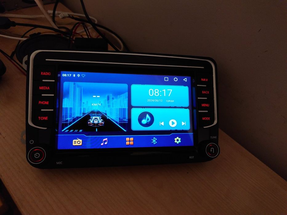 Штатна андроїд магнітола фольцваген, шкода, сеат