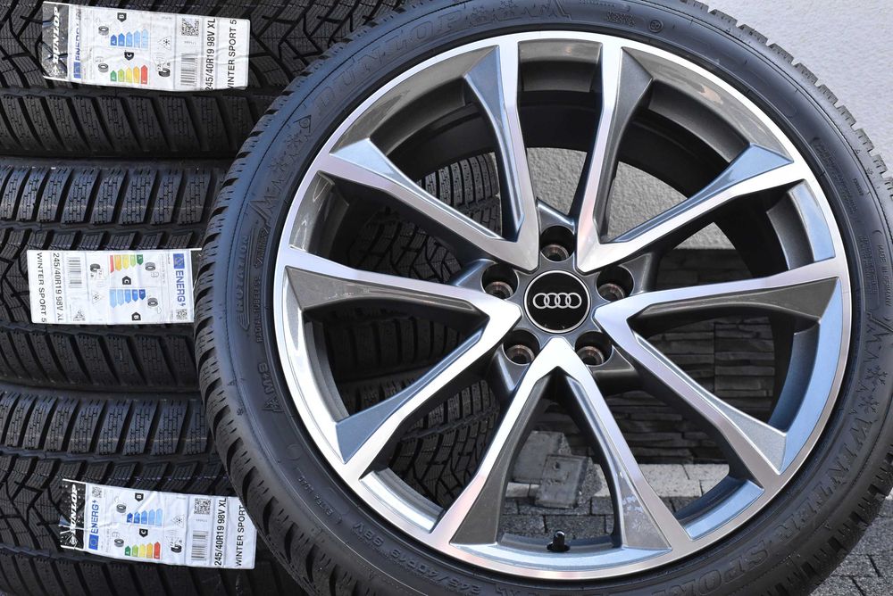 Nowe koła zimowe Audi A5 S5 B10 8B3 19" Nowy model Dunlop 2025r