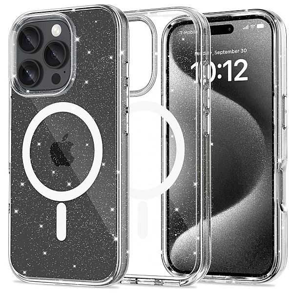 Tech-Protect Flexair Hybrid Magsafe Iphone 16 Pro Max Glitter