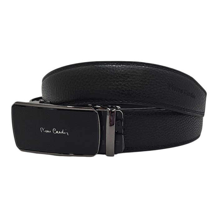 Pasek męski PIERRE CARDIN automat BLACK
