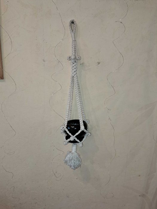 Макраме - підвіс для домашньої рослини + подарунок