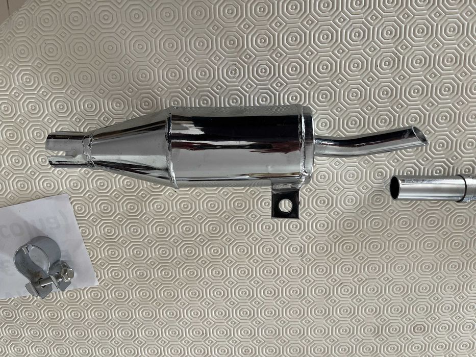 Linha escape completa (exhaust for 72cc) NOVA Honda Mini Trail Z50A