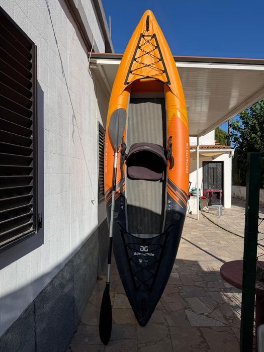 Caiaque Insuflável Aquaglide Deschutes 110 + Pagaia, Bomba e Assento