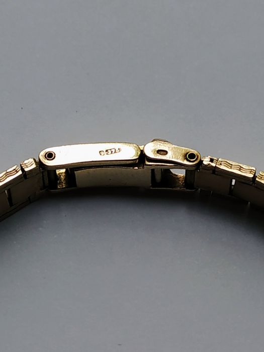 Oryginalny złoty szwajcarski zegarek Longines