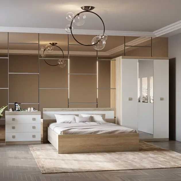 АКЦИЯ! Модульная СПАЛЬНЯ. Кровать. Комод. Прикроватная тумба