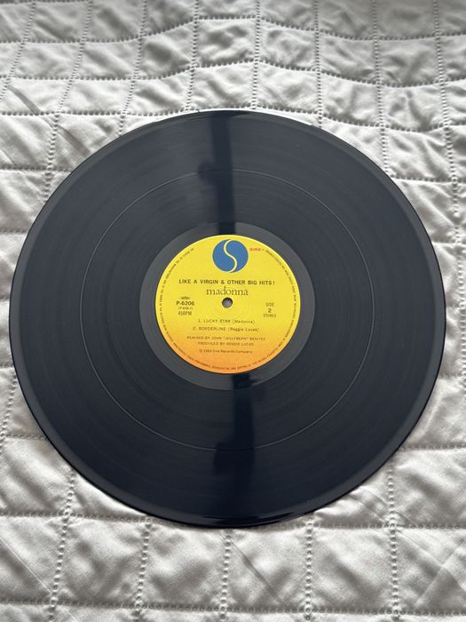 Madonna Like a Virgin Japan 12” maxi single vinyl